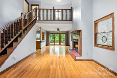 Nestled on a peaceful hilltop, this spacious 3-bedroom on Black Mountain Golf Course in North Carolina - for sale on GolfHomes.com, golf home, golf lot