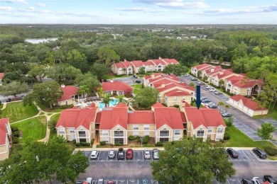 This 2 bedroom, 1 Bath condo is located in The Highlands, one of on Hunters Green Country Club in Florida - for sale on GolfHomes.com, golf home, golf lot