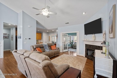 Are you looking for a Turn-Key home with a backyard pool oasis on Beau Rivage Golf and Resort in North Carolina - for sale on GolfHomes.com, golf home, golf lot