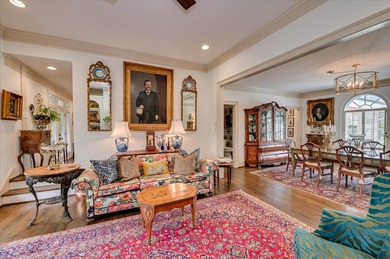 Stately and beautifully remodeled 4-bedroom, 3.5-bath brick home on West Lake Country Club in Georgia - for sale on GolfHomes.com, golf home, golf lot