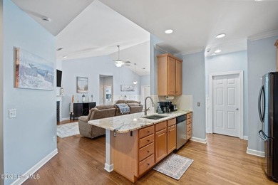 Are you looking for a Turn-Key home with a backyard pool oasis on Beau Rivage Golf and Resort in North Carolina - for sale on GolfHomes.com, golf home, golf lot