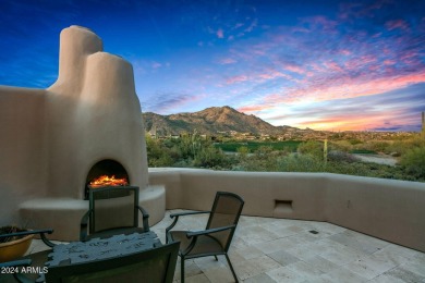 Masterful architecture by Lee Hutchison creating this Sonoran on Desert Mountain Golf Club - Renegade Course in Arizona - for sale on GolfHomes.com, golf home, golf lot