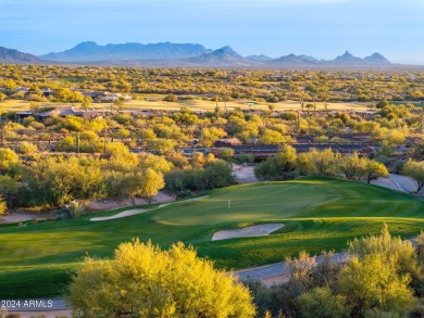 Masterful architecture by Lee Hutchison creating this Sonoran on Desert Mountain Golf Club - Renegade Course in Arizona - for sale on GolfHomes.com, golf home, golf lot