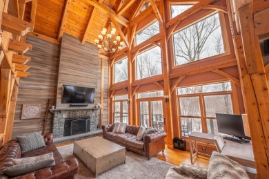 Enjoy perfect Vermont styling in this inspiring timber frame on Mount Snow Golf Club in Vermont - for sale on GolfHomes.com, golf home, golf lot