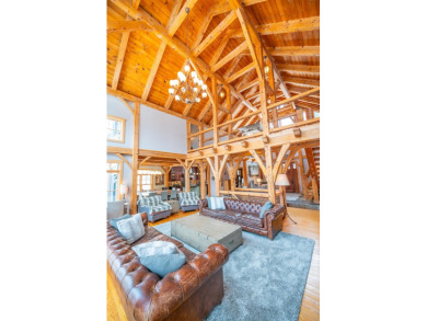 Enjoy perfect Vermont styling in this inspiring timber frame on Mount Snow Golf Club in Vermont - for sale on GolfHomes.com, golf home, golf lot