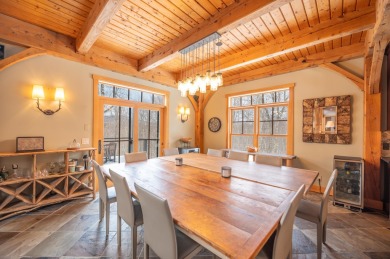 Enjoy perfect Vermont styling in this inspiring timber frame on Mount Snow Golf Club in Vermont - for sale on GolfHomes.com, golf home, golf lot