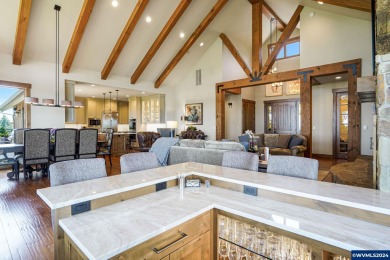 One-of-a-kind custom built timber-frame lodge style home on Creekside Golf Course in Oregon - for sale on GolfHomes.com, golf home, golf lot