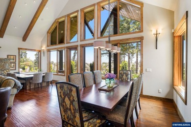 One-of-a-kind custom built timber-frame lodge style home on Creekside Golf Course in Oregon - for sale on GolfHomes.com, golf home, golf lot