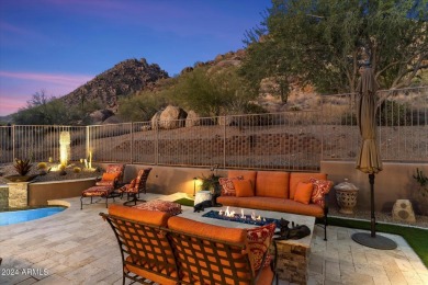 Experience an updated retreat nestled high up the South Face of on Troon Country Club in Arizona - for sale on GolfHomes.com, golf home, golf lot