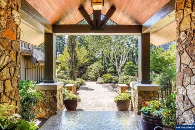 One-of-a-kind custom built timber-frame lodge style home on Creekside Golf Course in Oregon - for sale on GolfHomes.com, golf home, golf lot