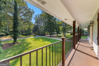 Discover this beautifully maintained brick 4-bedroom, 2.5-bath on Canongate At Flat Creek Club in Georgia - for sale on GolfHomes.com, golf home, golf lot