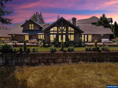 One-of-a-kind custom built timber-frame lodge style home on Creekside Golf Course in Oregon - for sale on GolfHomes.com, golf home, golf lot