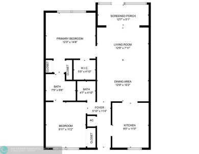 NEW BATHS, TILE  WATERPROOF FLOORING, UPDATED KITCHEN, NEW WATER on Sunrise Lakes Phase III in Florida - for sale on GolfHomes.com, golf home, golf lot