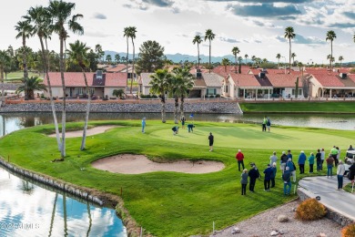 Stunning EXTENDED CARMEL model on the GOLF COURSE in SUNBIRD on SunBird Golf Club in Arizona - for sale on GolfHomes.com, golf home, golf lot