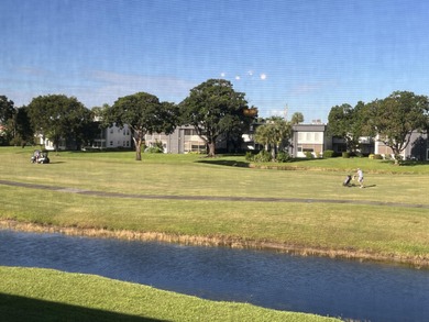 Afternoon setting sun from your huge wide enclosed patio on Kings Point Golf -Flanders Way in Florida - for sale on GolfHomes.com, golf home, golf lot