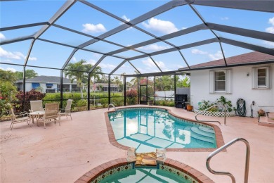 Escape to this Gulf access haven, with prime waterfront on Deep Creek Golf Club in Florida - for sale on GolfHomes.com, golf home, golf lot