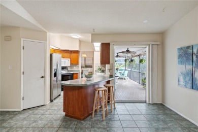 Escape to this Gulf access haven, with prime waterfront on Deep Creek Golf Club in Florida - for sale on GolfHomes.com, golf home, golf lot