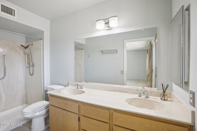 This well-maintained two bedroom and two bathroom Kaibab model on Pebblebrook Golf Course in Arizona - for sale on GolfHomes.com, golf home, golf lot