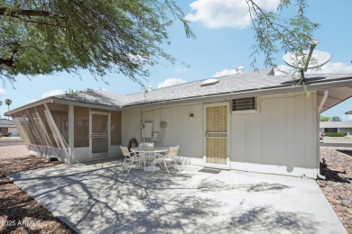 This well-maintained two bedroom and two bathroom Kaibab model on Pebblebrook Golf Course in Arizona - for sale on GolfHomes.com, golf home, golf lot