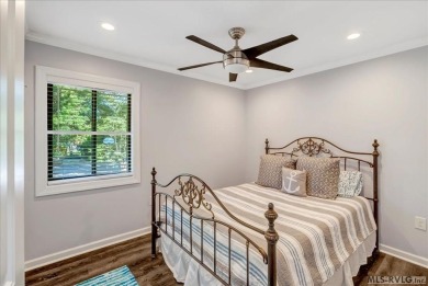 When you turn in to Fox Hollow and where the road ends on Myrick Hills Country Club in North Carolina - for sale on GolfHomes.com, golf home, golf lot
