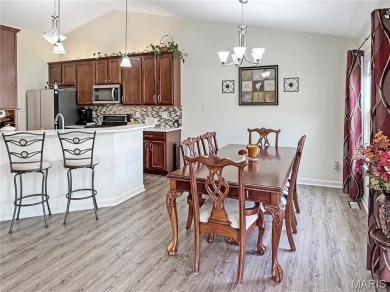 This luxury villa features an open floor plan boasting vaulted on Birch Creek Golf Club in Missouri - for sale on GolfHomes.com, golf home, golf lot