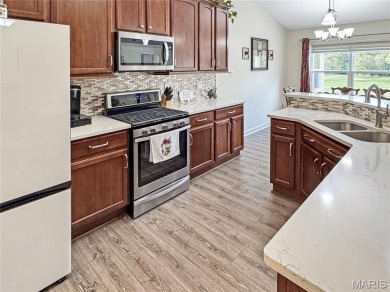 This luxury villa features an open floor plan boasting vaulted on Birch Creek Golf Club in Missouri - for sale on GolfHomes.com, golf home, golf lot