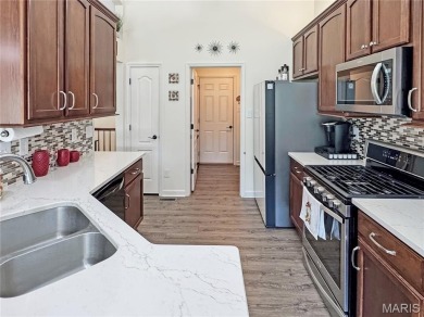 This luxury villa features an open floor plan boasting vaulted on Birch Creek Golf Club in Missouri - for sale on GolfHomes.com, golf home, golf lot