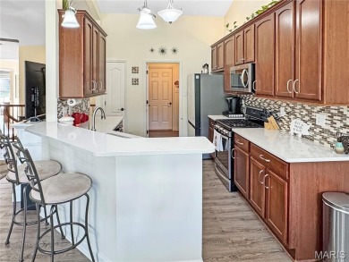 This luxury villa features an open floor plan boasting vaulted on Birch Creek Golf Club in Missouri - for sale on GolfHomes.com, golf home, golf lot