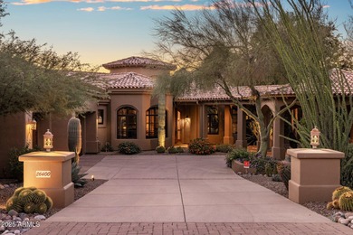 Welcome to a custom-built residence that epitomizes classic on Troon Country Club in Arizona - for sale on GolfHomes.com, golf home, golf lot