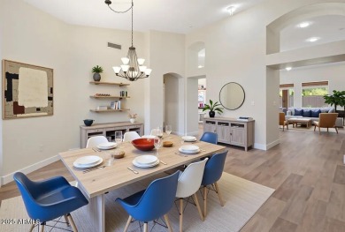 Modern simplicity meets luxury living in this beautiful on Las Sendas Golf Club in Arizona - for sale on GolfHomes.com, golf home, golf lot