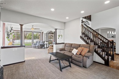 Welcome to 10416 62nd St NE, a thoughtfully designed 6-bedroom on Cedar Creek Golf Course in Minnesota - for sale on GolfHomes.com, golf home, golf lot