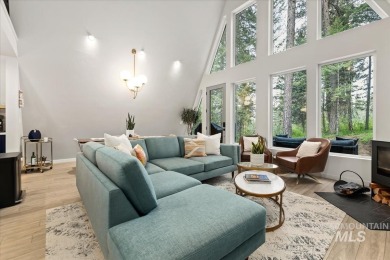 Escape to the mountains in this stunning modern A-frame cabin on Terrace Lakes Golf Resort in Idaho - for sale on GolfHomes.com, golf home, golf lot