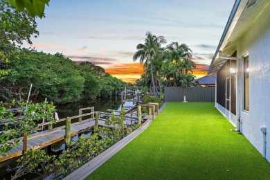 Welcome to this beautiful modern waterfront home with private on The Bears Club in Florida - for sale on GolfHomes.com, golf home, golf lot