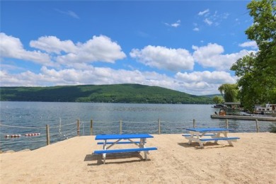 Enjoy the sunrises on the balcony with million dollar lakeviews on Bristol Harbour Golf Club in New York - for sale on GolfHomes.com, golf home, golf lot