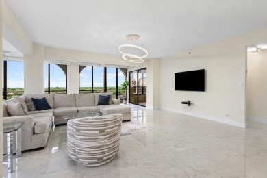 Stunning and spacious 3BD/2BA penthouse condo in the highly on Boca Pointe Country Club in Florida - for sale on GolfHomes.com, golf home, golf lot
