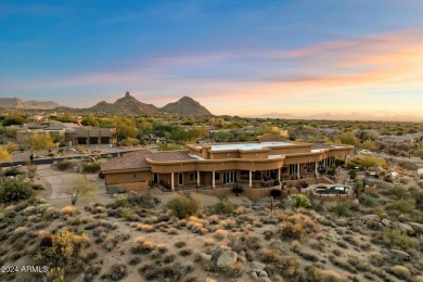 Welcome to this gorgeous custom home in Talus at Troon North on Troon North Golf Club  in Arizona - for sale on GolfHomes.com, golf home, golf lot