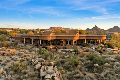 Welcome to this gorgeous custom home in Talus at Troon North on Troon North Golf Club  in Arizona - for sale on GolfHomes.com, golf home, golf lot