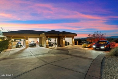 Welcome to this gorgeous custom home in Talus at Troon North on Troon North Golf Club  in Arizona - for sale on GolfHomes.com, golf home, golf lot