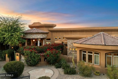 Welcome to this gorgeous custom home in Talus at Troon North on Troon North Golf Club  in Arizona - for sale on GolfHomes.com, golf home, golf lot