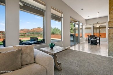 Luxury golf course living with breathtaking red rock views in on Canyon Mesa Country Club in Arizona - for sale on GolfHomes.com, golf home, golf lot