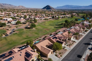 PRIVATE POOL ON THE GOLF COURSE WITH MOUNTAIN VIEWS- This on Highland Falls Golf Club in Nevada - for sale on GolfHomes.com, golf home, golf lot