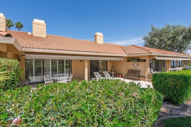 Watch the golfers putt from the extra large tiled patio of this on Chaparral Country Club in California - for sale on GolfHomes.com, golf home, golf lot
