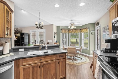 This exceptional three-bedroom, two-bath home is situated on a on Palmetto Greens Golf and Country Club in South Carolina - for sale on GolfHomes.com, golf home, golf lot