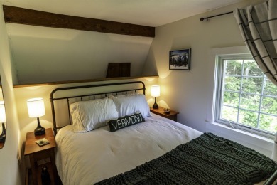 This beautifully reimagined Quechee Hollow end unit is turnkey! on Quechee Club in Vermont - for sale on GolfHomes.com, golf home, golf lot