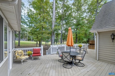 Enjoy the ease of one-level living in this inviting golf-front on Lake Monticello Golf Course in Virginia - for sale on GolfHomes.com, golf home, golf lot