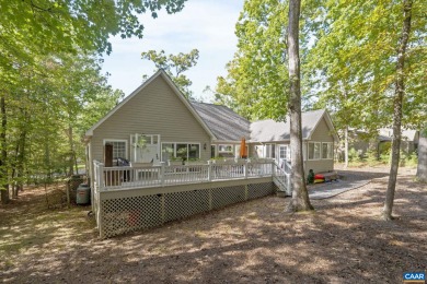 Enjoy the ease of one-level living in this inviting golf-front on Lake Monticello Golf Course in Virginia - for sale on GolfHomes.com, golf home, golf lot