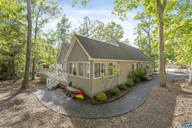 Enjoy the ease of one-level living in this inviting golf-front on Lake Monticello Golf Course in Virginia - for sale on GolfHomes.com, golf home, golf lot