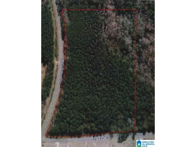 Approx 26.16 acres with timber fronting Clubhouse Rd and Brooks on Sylacauga Country Club in Alabama - for sale on GolfHomes.com, golf home, golf lot
