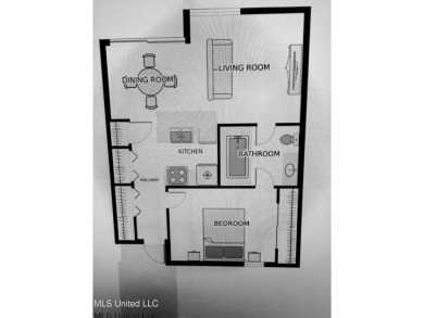 THIS UNFURNISHED 1 BEDROOM CONDO IS ON THE FIRST FLOOR AND on Diamondhead Country Club in Mississippi - for sale on GolfHomes.com, golf home, golf lot