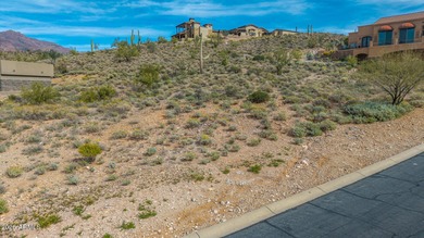 Experience sweeping, elevated views of the iconic Superstition on Gold Canyon Golf Resort - Sidewinder in Arizona - for sale on GolfHomes.com, golf home, golf lot
